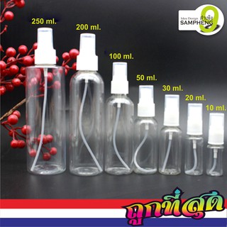 ขวดน้ำหอมแบบพกพาใส H6  30ml. 50ml. 100ml. 120 ml.150ml. 200ml.  (สินค้าส่งจากกรุงเทพ)