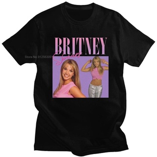 เสื้อยืดลําลอง คอกลม แขนสั้น พิมพ์ลายรูปภาพ Britney Spears สวมใส่สบาย สไตล์สตรีท สําหรับสตรี