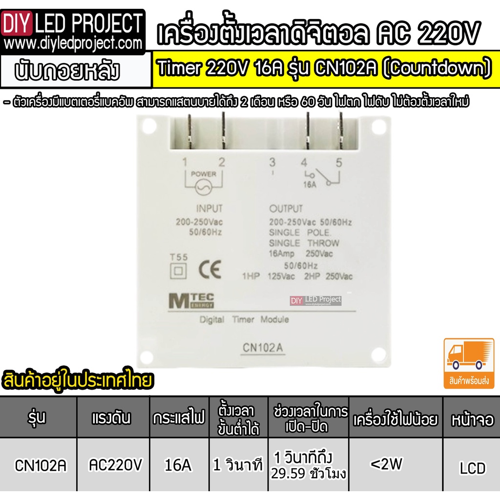 เครื่องตั้งเวลาtimer-เครื่องนับเวลาถอยหลัง-220v-รุ่น-cn102a