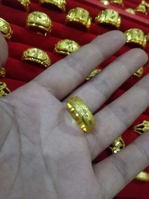 แหวนทองไมครอนหุ้มทองคำแท้100
