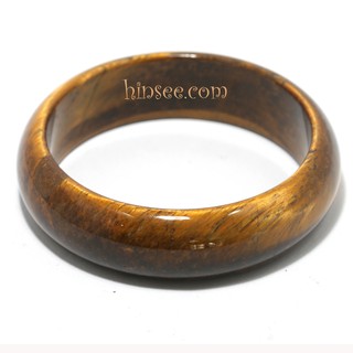 กำไลพลอยตาเสือ Tigers eye หน้ากว้าง 18 มม. ขนาดวงใน 58 มม.