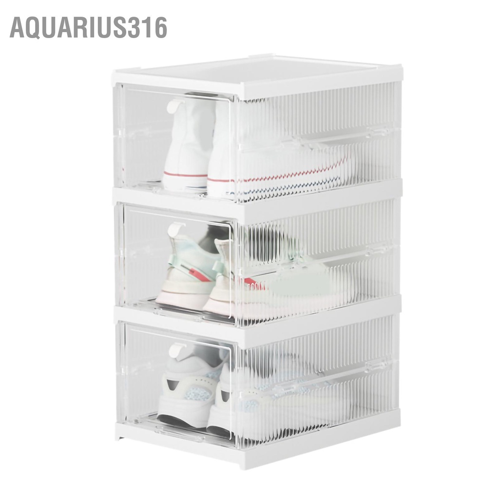 aquarius316-กล่องพลาสติกใส-กันฝุ่น-วางซ้อนกันได้-สําหรับบ้าน-ห้องนอน