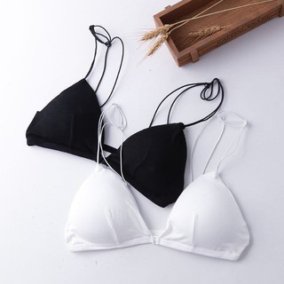 เสื้อในผู้หญิงตะขอหน้า สีดำ สีขาว women bra front hook