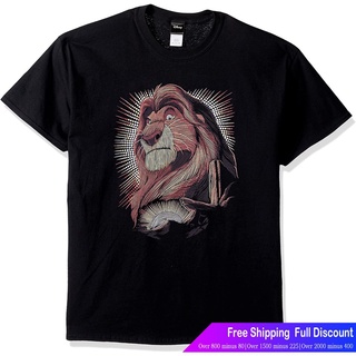 ดิสนีย์ร์ตูนพิมพ์ฤดูร้อน ย์เสื้อยืด Disney Mens Lion King Mufasa Shine Remember Graphic T-Shirt T-Shirt-]P