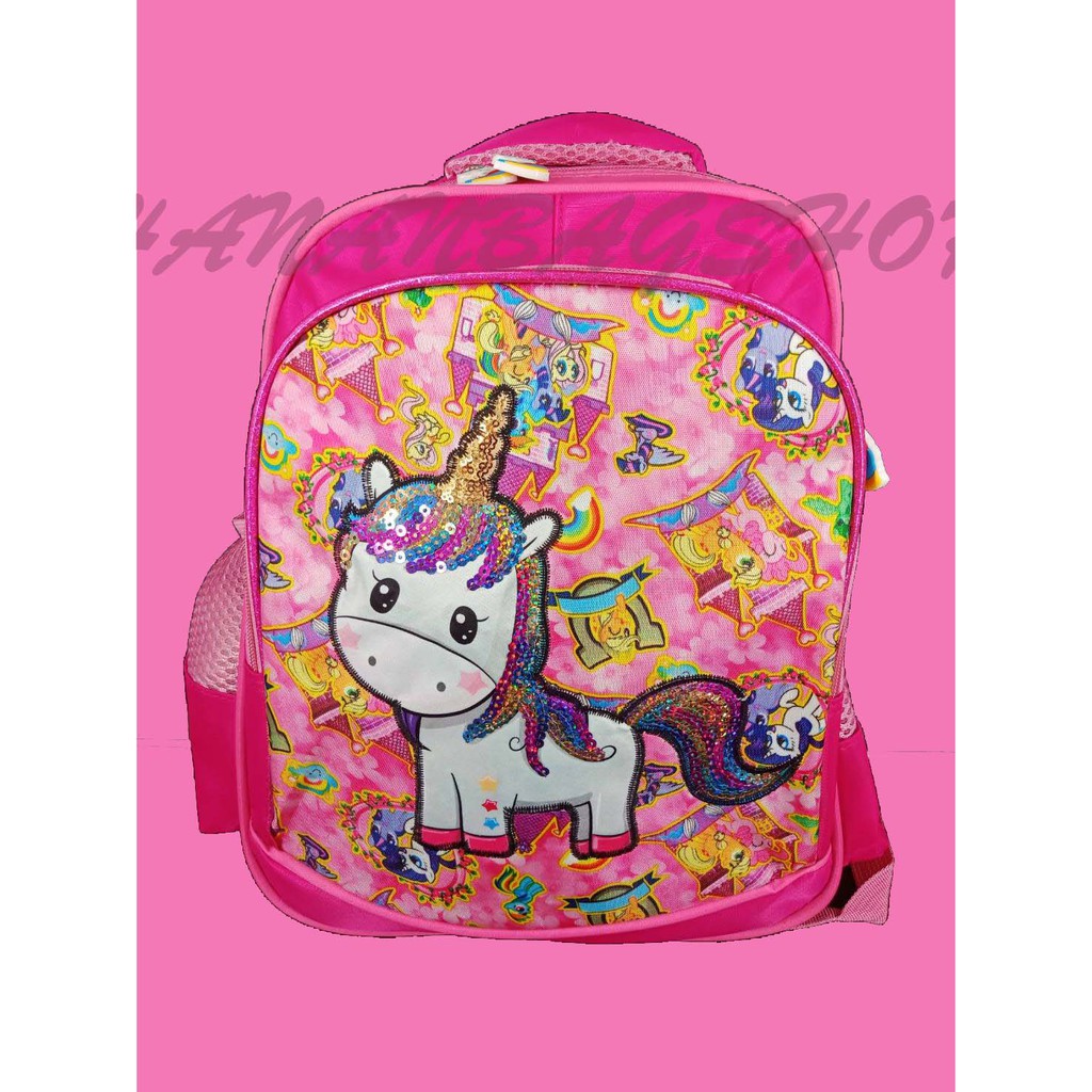 กระเป๋านักเรียน-กระเป๋าเป้สะพายหลัง-ลายการ์ตูน-มีไฟ-cartoon-student-bag-school-bag-kid-1360