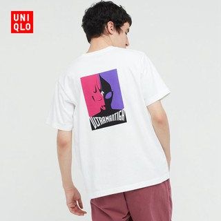 เสื้อยืดผ้าฝ้ายพิมพ์ลายคลาสสิกUniqlo เสื้อยืดแขนสั้นพิมพ์ลาย Ultraman สําหรับผู้ชายและผู้หญิง ( Alt Hero Series 438038 )