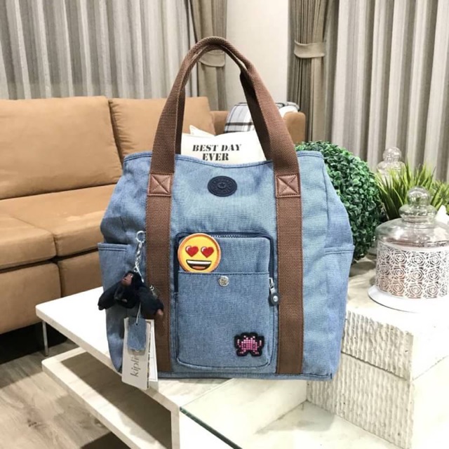 ของแท้-kipling-emoji-handbag-รุ่น-limited-คอลเลคชั่น-emoji