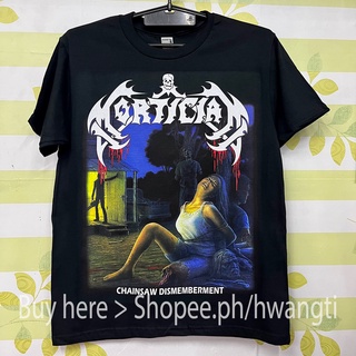 [2023]Mortician - เสื้อยืด ลายเลื่อยโซ่ เสื้อเชิ้ตสำหรับผู้ชาย และผู้หญิง