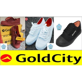ภาพหน้าปกสินค้ารองเท้านักเรียน ชายและหญิงผ้าใบ Gold city โกลซิตื้ 205 S ที่เกี่ยวข้อง