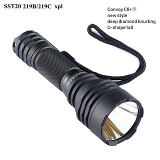 Convoy C8+ ไฟฉาย SST20 219B 219C LED 7135*8 12 กลุ่ม สําหรับตั้งแคมป์ เดินป่า