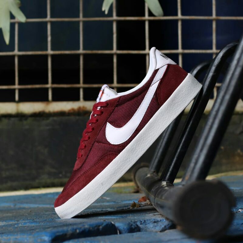 รองเท้าผ้าใบ-nike-killshot-maroon-สีขาว