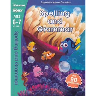 DKTODAY หนังสือ DISNEY LEARNING FINDING DORY :SPELLING &amp; GRAMMAR (AGES 6-7)