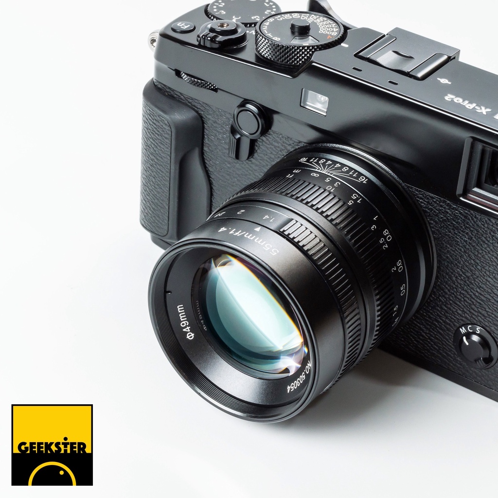 ภาพสินค้า7Artisans ️ 55mm f1.4 Lens ️ เลนส์มือหมุน ( 50mm 50 55 mm f 1.4 ) จากร้าน geekster บน Shopee ภาพที่ 1