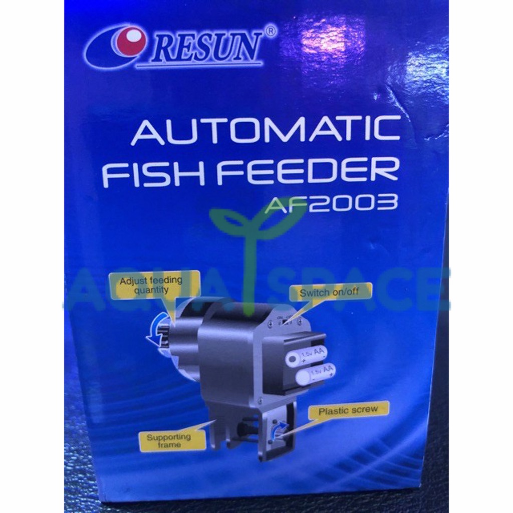 resun-af-2003-automatic-fish-feeder-ใช้ง่าย-ตั้งค่าง่าย-ทำงานตรงเวลา-แม่นยำสูง