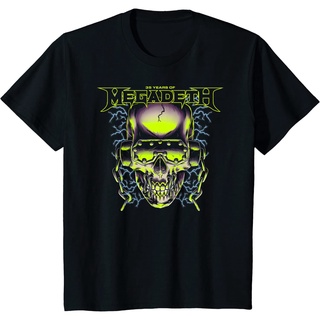 เสื้อยืดอินเทรนด์ผู้ชายอินเทรนด์ผู้หญิงเสื้อยืดแขนสั้น พิมพ์ลาย Megadeth – 35 ปี คุณภาพสูง แฟชั่นฤดูร้อนS-3XL