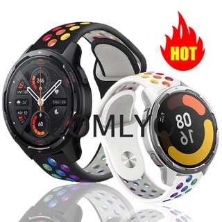 ภาพหน้าปกสินค้าXiaomi Mi Watch S1 Active Global Strap ซิลิโคนนิ่ม กีฬา สายรุ้ง สร้อยข้อมือ สายนาฬิกา ผู้หญิง ผู้ชาย สายรัดข้อมือ อุปกรณ์เสริม ซึ่งคุณอาจชอบสินค้านี้