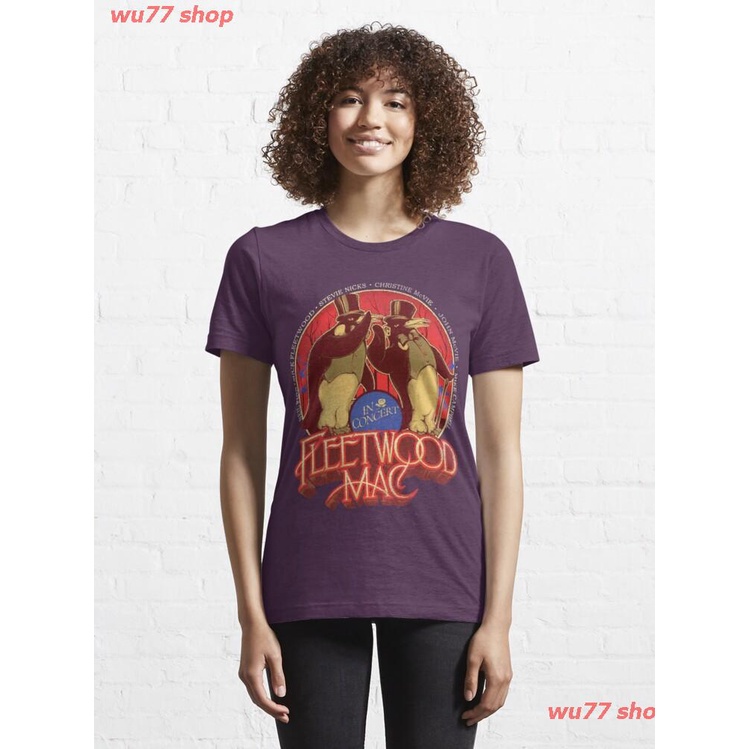 เสื้อยืดผ้าฝ้ายcotton-wu77-shop-fleetwood-mac-essential-t-shirt-sale-2021s-5xl