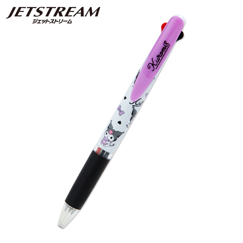 ราคาและรีวิวปากกาลูกลื่น Mitsubishi Jetstream 3 สี ลาย Kuromi ku / Kuromi