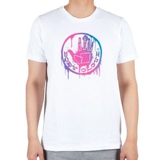 BODY GLOVE PRINTED TEE UNISEX เสื้อยืดคอกลมพิมพ์ลาย สีขาว White