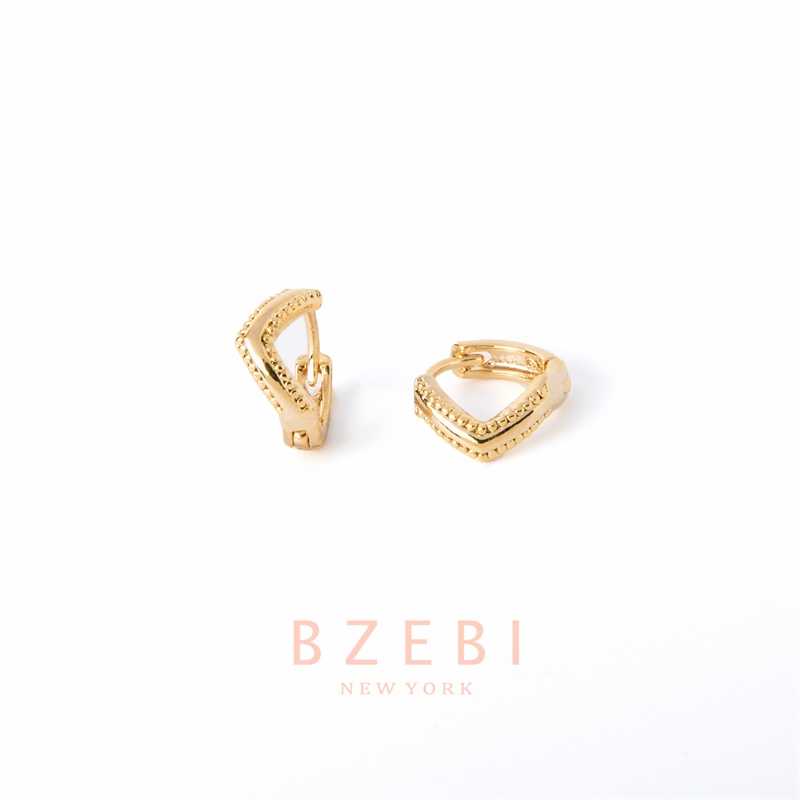 bzebi-ต่างหู-หนีบ-ตุ้มหู-ห่วง-แฟชั่น-ทอง-เกาหลี-หนีบ-ห่วงทอง-earrings-ทองคํา-ทอง-18k-สําหรับผู้หญิง-562e