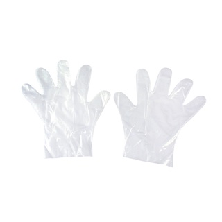 ถุงมือพลาสติก ใช้ทิ้ง 100 ชิ้น (12-6590)