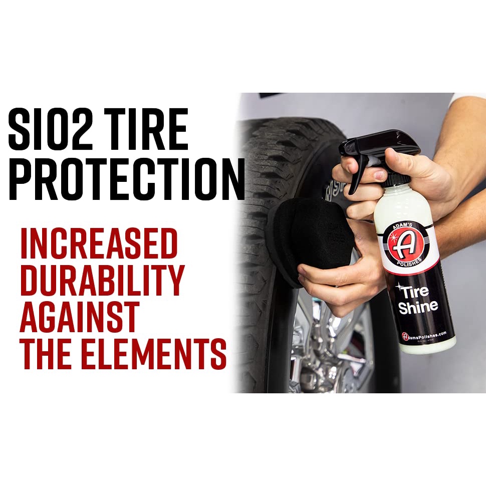 adams-tire-shine-16oz-tire-dressing-sio2-สเปรย์เคลือบยางรถยนต์