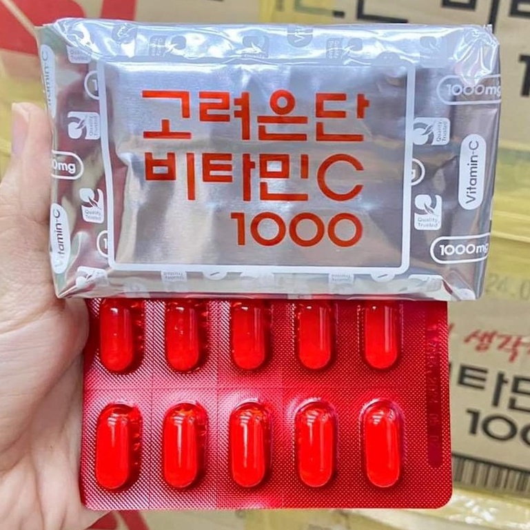 อึนดัน-แท้-นำเข้าจากเกาหลี-1ห่อ-60-เม็ด-วิตามินซี-เกาหลี-อึนดัน-1000mg-korea-eunda-vitamin-c-ขายดีที่สุดในเกาหลี