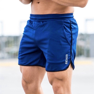 ภาพขนาดย่อของภาพหน้าปกสินค้ากางเกงขาสั้นผู้ชาย Men Quick-drying Sports Shorts Training Fitness Short Pants with Pockets จากร้าน healthland.th บน Shopee