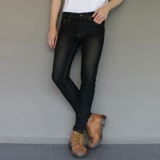 สินค้า Golden Zebra Jeans กางเกงยีนส์ชายฟอกพ่นด่างผ้ายืดขาเดฟ(เอว28-36)