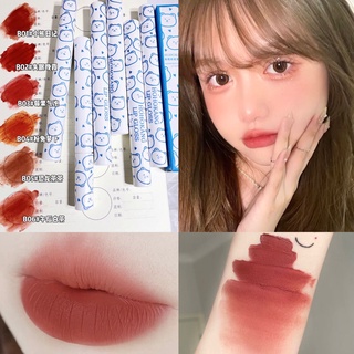 HOHOKANG CUTE Bear Matte Velvet Lip Lacquer ลิปโคลนลิปสติก