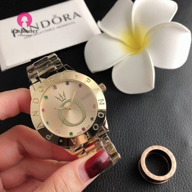 ภาพหน้าปกสินค้าPelogios Pandora นาฬิกาข้อมือ สายสแตนเลส หรูหรา จากร้าน ifashioner.th บน Shopee