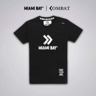 Miami Bay เสื้อยืด รุ่น Combat สีดำ