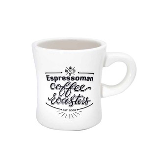 แก้ว Mug สีขาว Espressoman แบบมีหูจับ
