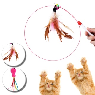 ของเล่นไม้ขูดขนนกน่ารัก สีสันสดใส สําหรับสัตว์เลี้ยง แมว