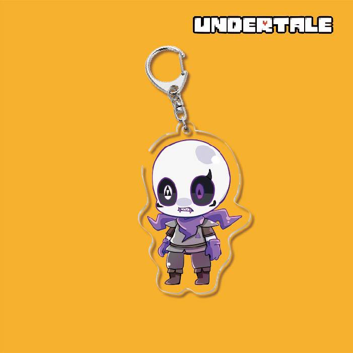 Jason เกม Undertale พวงกุญแจ Frisk Sans อะนิเมะพวงกุญแจอะคริลิค Papyrus ...
