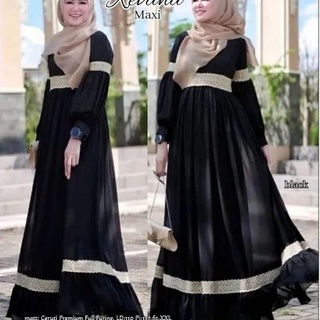 Revana Dress Material CERUTY BABYDOLL ชุดเดรสลูกไม้ ไม่รวม HIJAB) ชุดเดรส เสื้อคลุมมุสลิม แฟชั่น 2022