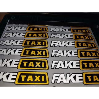 💥สติ๊กเกอร์ FAKE TAXI งานตัดประกอบสะท้อนแสง 💯%🚀พร้อมส่งจร้า📮📮