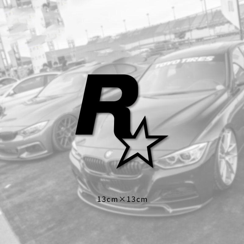 สติกเกอร์-jdm-gta5-speed-r-star-สําหรับติดตกแต่งฝาถังน้ํามันรถยนต์