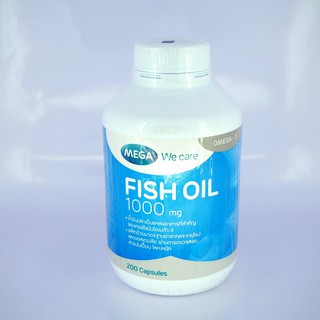 ภาพขนาดย่อของภาพหน้าปกสินค้าMega We Care Fish Oil 1000 mg 200 แคปซูล จากร้าน healthwarehouse บน Shopee ภาพที่ 1