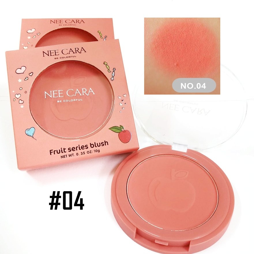 ปัดแก้ม-nee-cara-fruit-series-blush-บีคัลเลอร์ฟูล-ฟรุต-ซีรีส์-บลัช