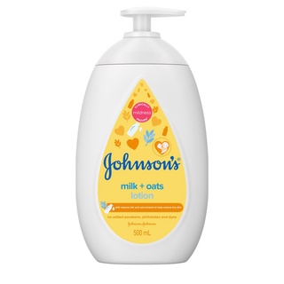 Johnsons จอห์นสัน เบบี้ โลชั่น มิลค์&amp;โอ๊ต 500มล.