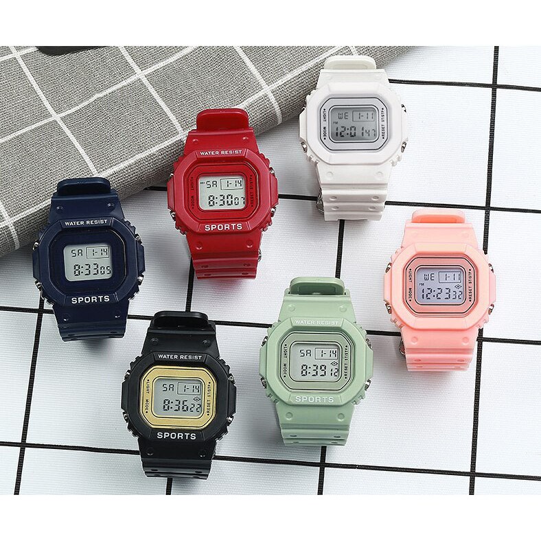 ภาพสินค้าAMELIA AW214 นาฬิกาข้อมือผู้หญิง นาฬิกา สปอร์ต นาฬิกาผู้ชาย นาฬิกาข้อมือ นาฬิกาดิจิตอล Watch สายซิลิโคน พร้อมส่ง จากร้าน amelia_sp บน Shopee ภาพที่ 3
