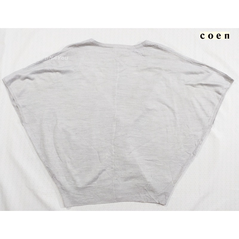 coen-โคเอ่น-เสื้อคลุม-สีเทา-ฟรีไซส์-สภาพเหมือนใหม่