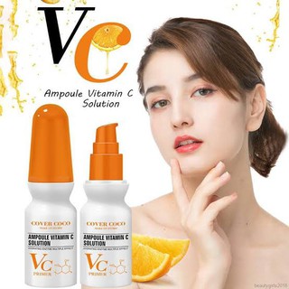 cover coco Vc Ampoule Vitamin C Solution ไพรเมอร์ให้ความชุ่มชื้นติดทนนาน