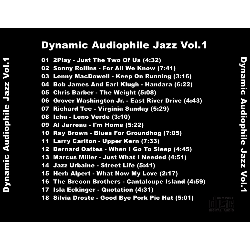 cd-audio-เพลงสากล-dynamic-audiophile-jazz-vol-1-บันทึกจากแผ่นแท้-คุณภาพเสียง-100-บรรเลง-jazz-ฟังแล้วผ่อนคลายสมอง