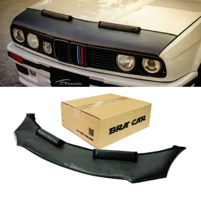 หน้ากากหนังกันหินกันแมลงหุ้มฝากระโปรงหน้ารถยนต์-bmw-e30