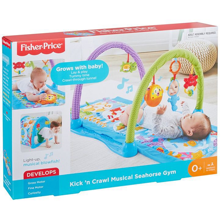 fisher-price-kick-n-crawl-musical-seahorse-gym-ฟิชเชอร์ไพร์ซ-เพลยิม-ของแท้-100