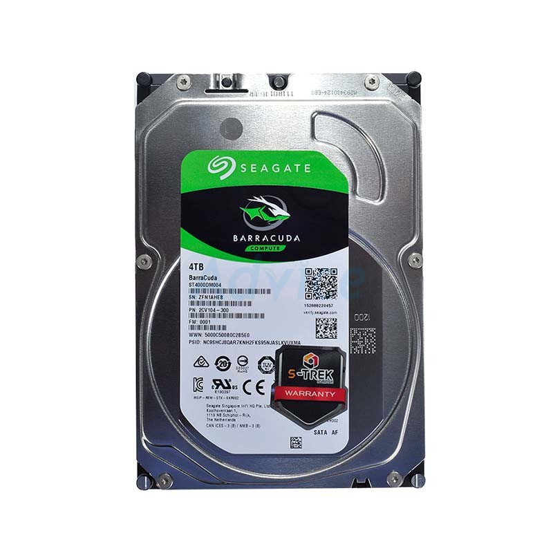4 TB HDD Seagate BARRACUDA (5400RPM 256MB SATA-3 ST4000DM004