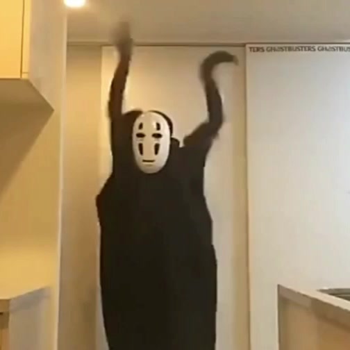 spirited-away-cos-เสื้อผ้าการ์ตูนนิทรรศการ-faceless-monster-เสื้อผ้าคอสเพลย์อะนิเมะหน้ากากฮาโลวีนเครื่องแต่งกาย