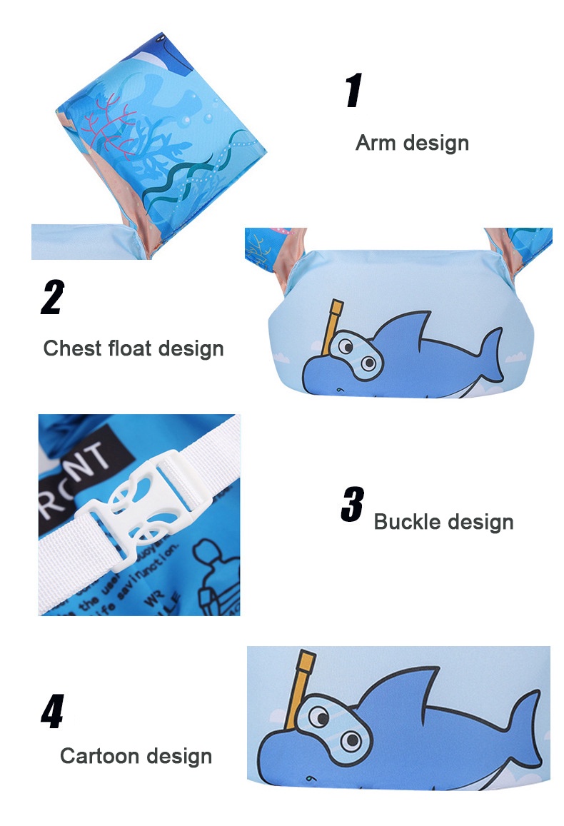 เกี่ยวกับ IQ Angel ชุดว่ายน้ำเด็กแบบลอยน้ำได้,เสื้อกั๊กรัดแขนทำจากโฟมเสื้อชูชีพแหวนว่ายน้ำสิ่งประดิษฐ์แบบลอยน้ำได้